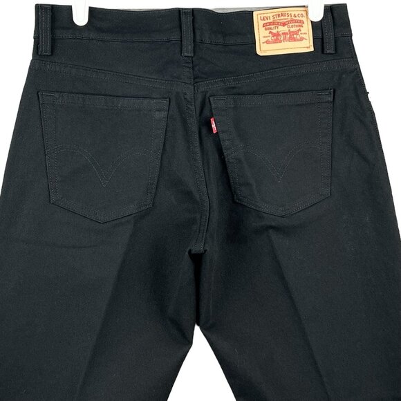 NWOT Levi's 550 Women Black Denim Jeans Sz 10M Relaxed Boot Cut Stretch Mid Rise - Picture 4 of 10